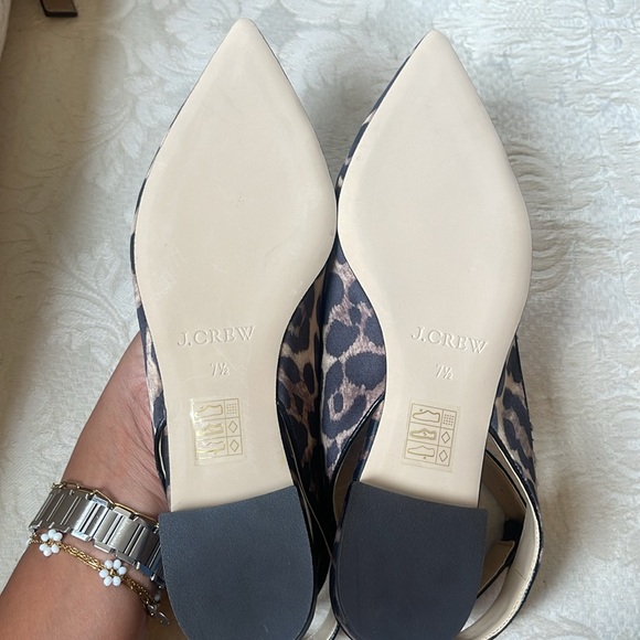 Jcrew animal print flats size 7.5. NEW - Picture 9 of 10